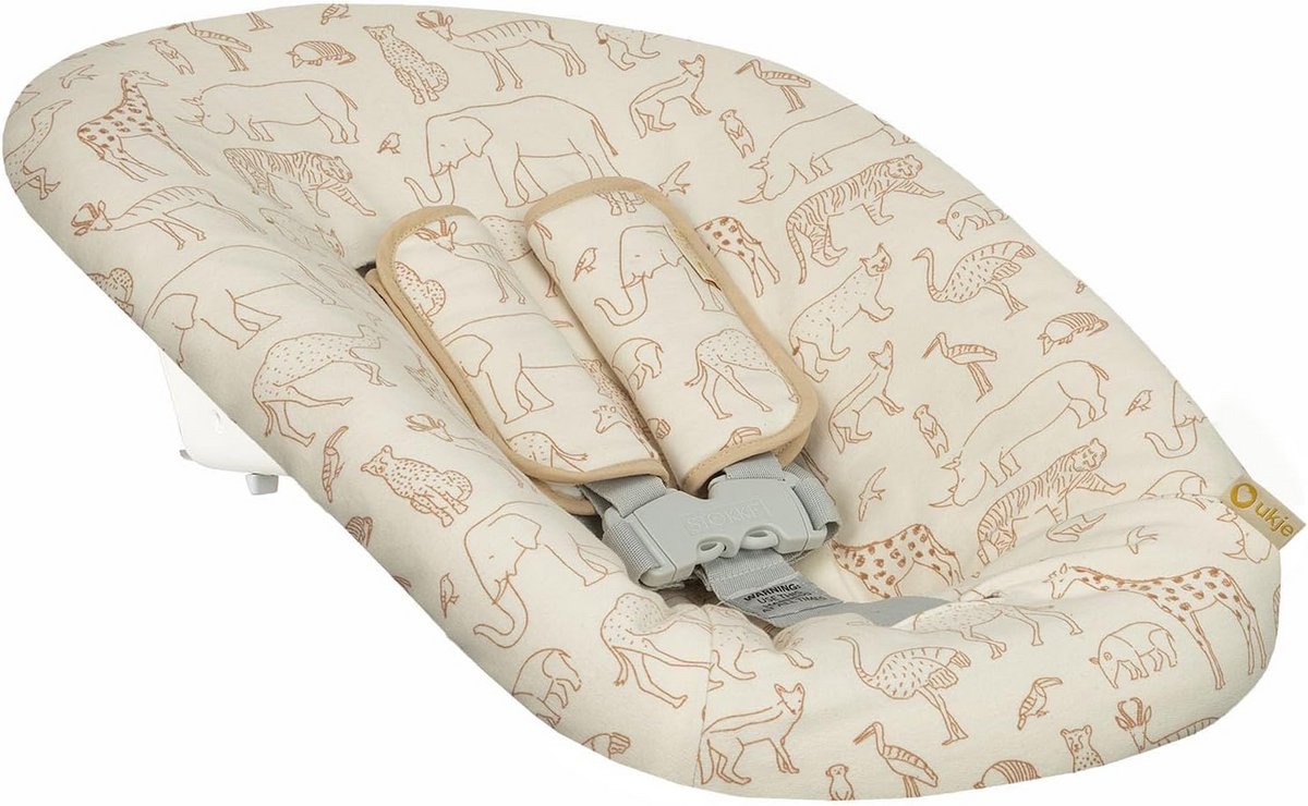 Beschermhoes voor pasgeborenen en kinderstoelen met gordelkussen - Handgemaakt in Europa