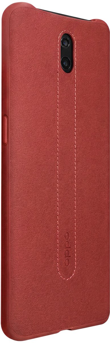 OPPO, Hoesje geschikt voor Oppo Reno - Hardcase Luxe Design, Rood