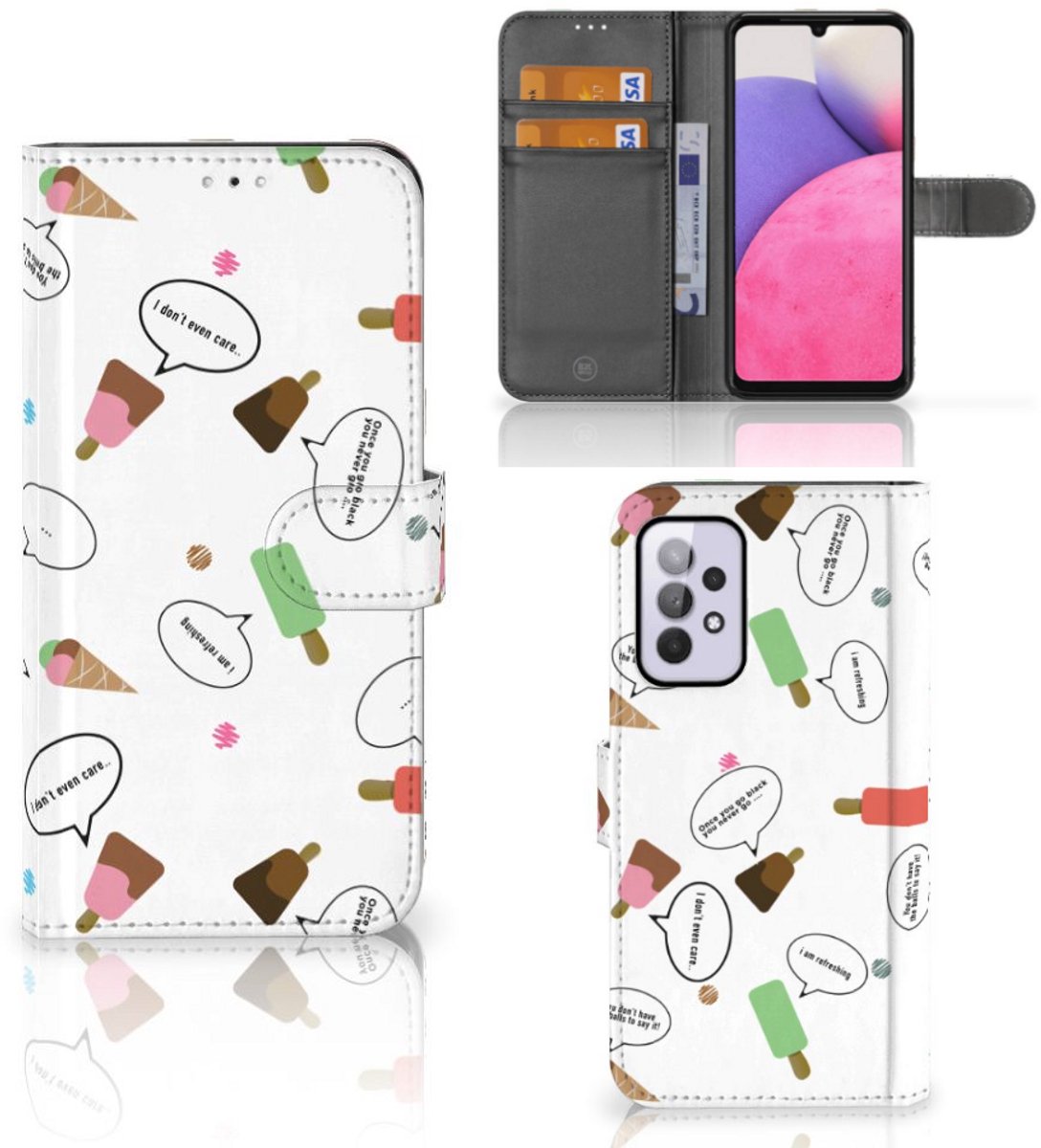 Samsung Galaxy A33 5G Book Cover IJsjes