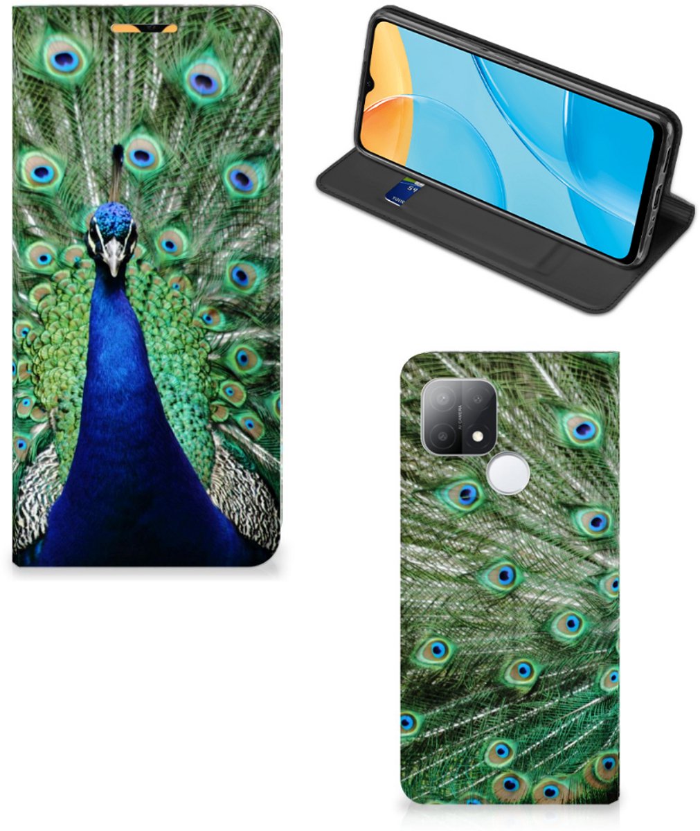 OPPO A15 Hoesje maken Pauw