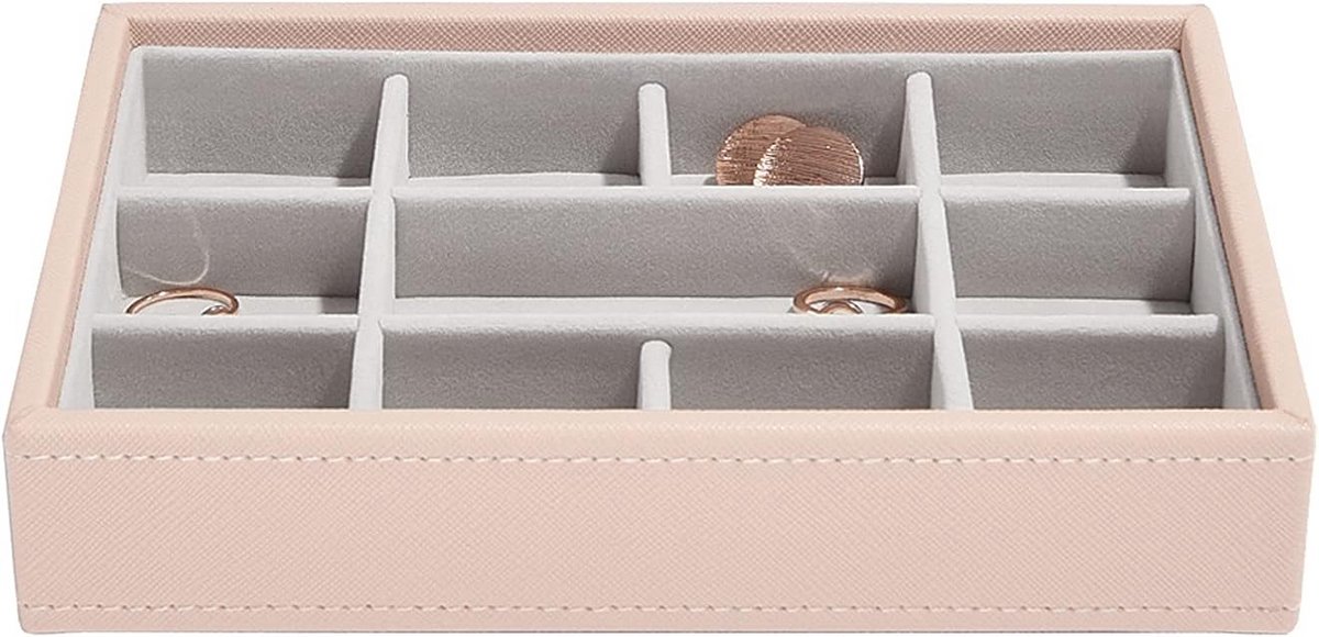 Mini Sieradenbox Met 11 Secties - Opbergdoos Voor Sieraden En Trinkets