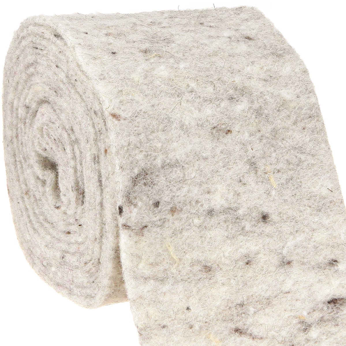 Vilt 15cm breed 5mtr. Licht-grijs