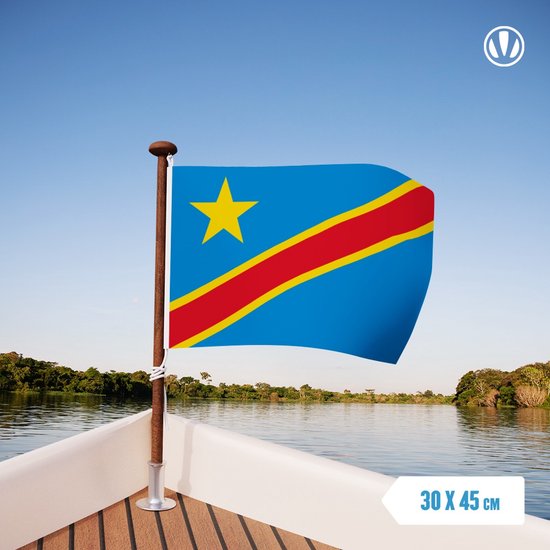Drapeau Congo-Kinshasa 30x45cm