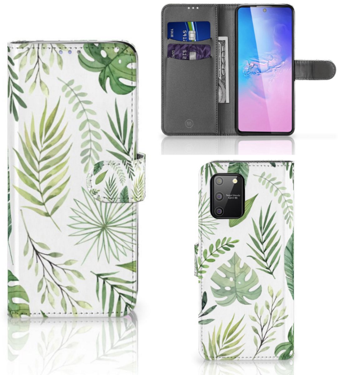 Samsung S10 Lite Hoesje Leaves
