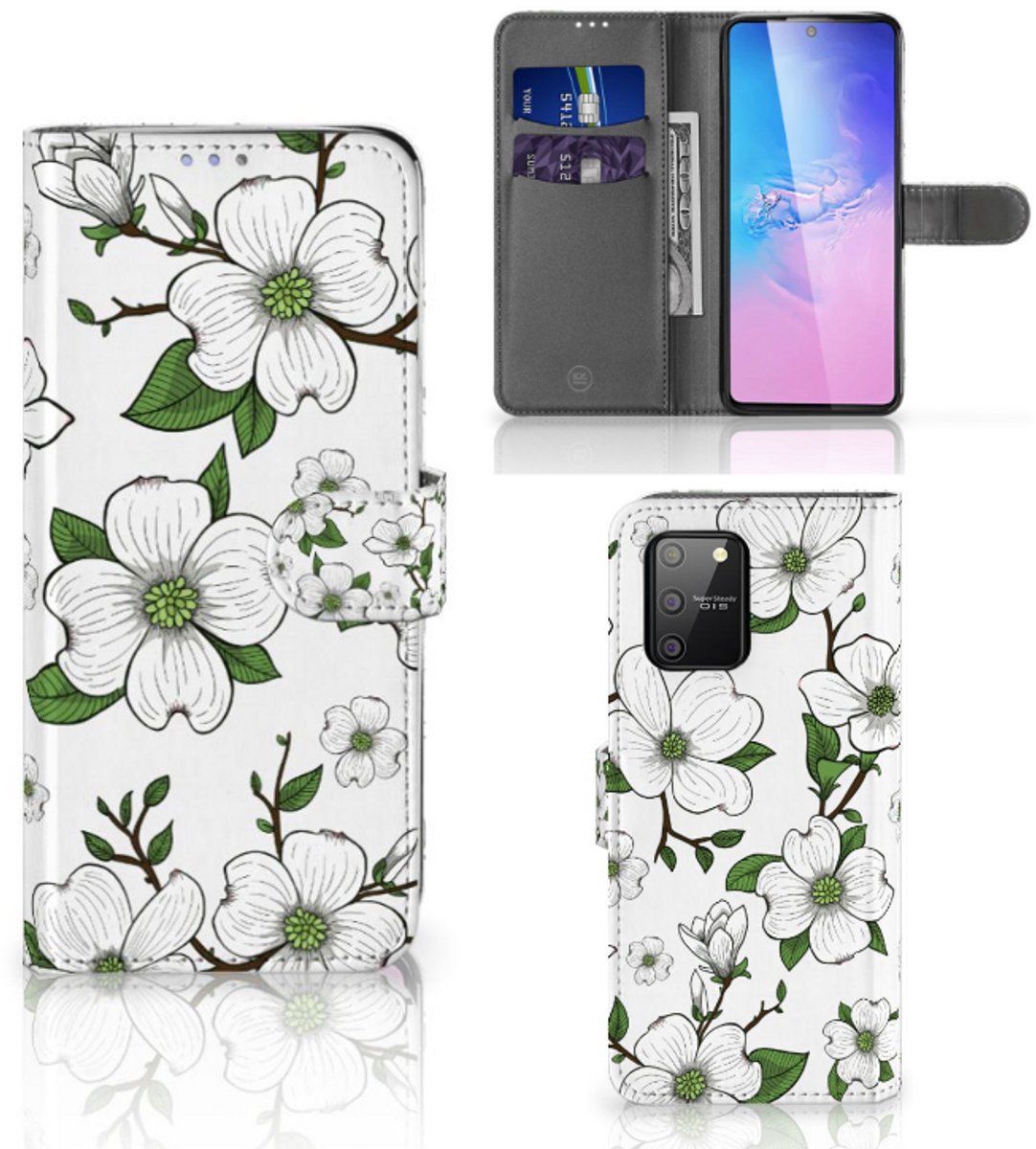 Samsung S10 Lite Hoesje Dogwood Flowers