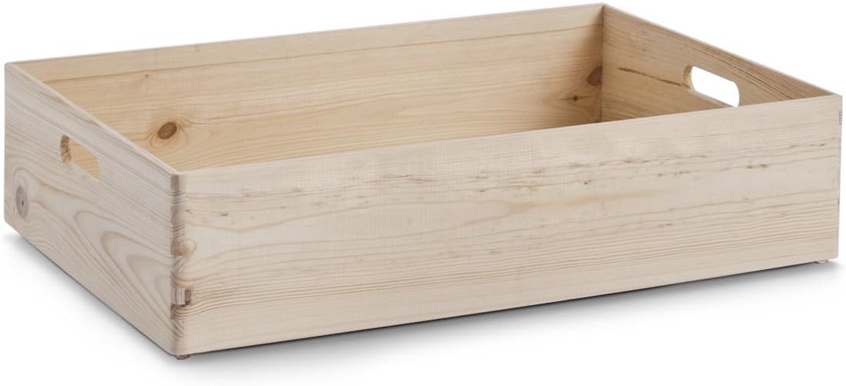 Multifunctionele houten kist voor opslag en decoratie