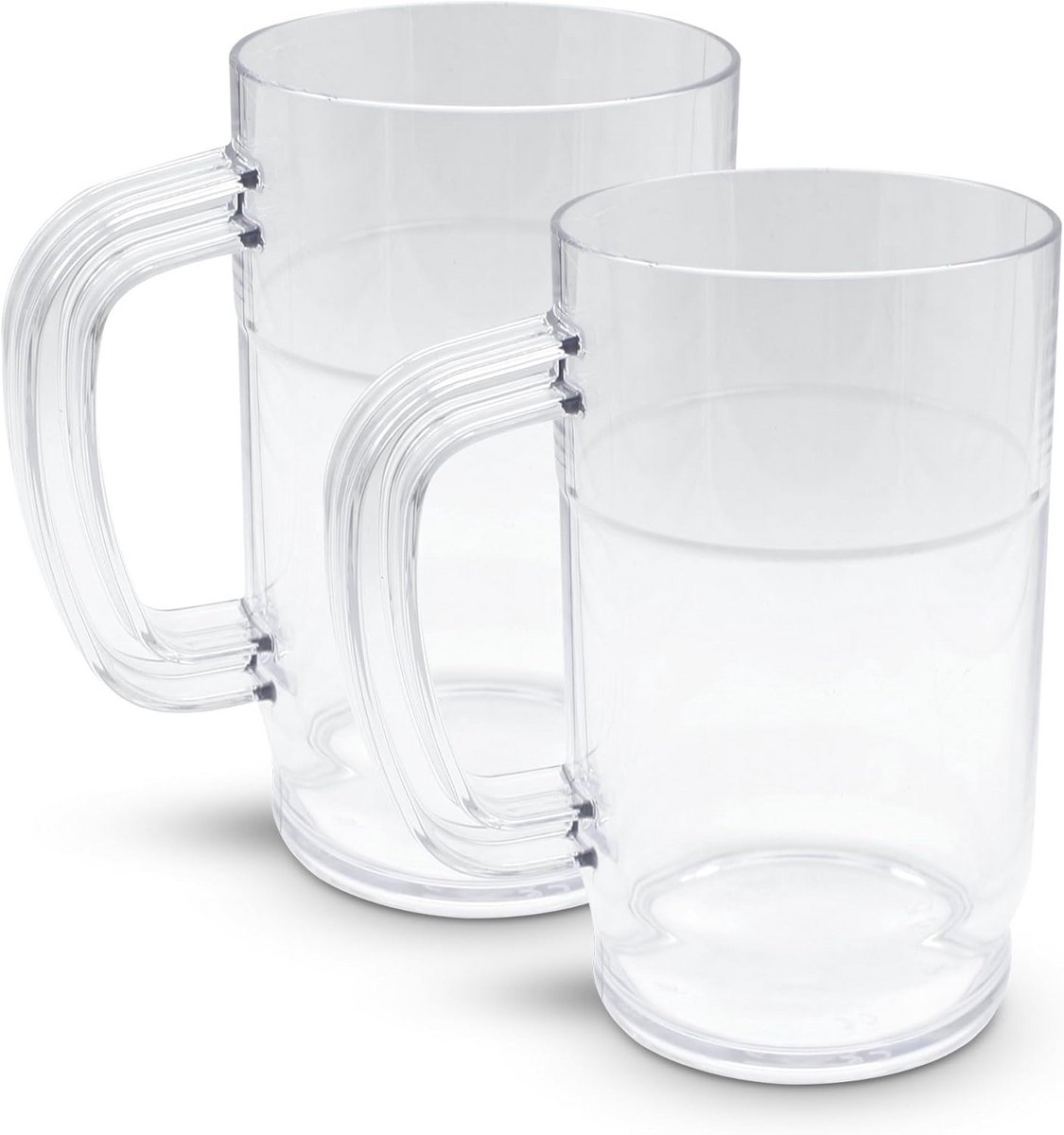 Kunststof Bierpulken Set van 2 - 50cl Bierkannen in Stevig Polycarbonaat