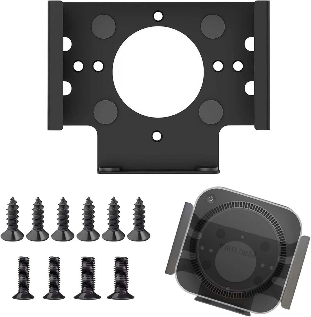 VESA Houder voor Mac Mini M4 2024 - Wandhouder voor Onderbouw en Ondertafel