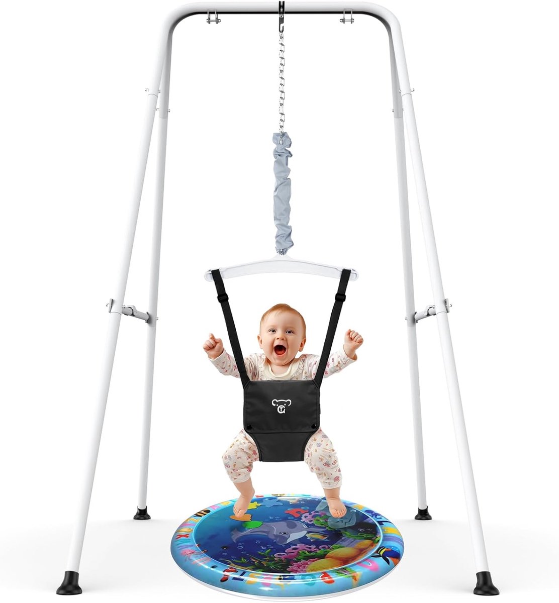 Hangschommel voor peuters en babyschommelstoel met standaard