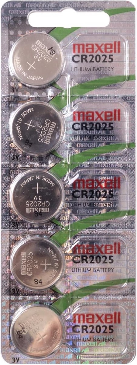 Lithium 3V CR2025 batterij (5 stuks)