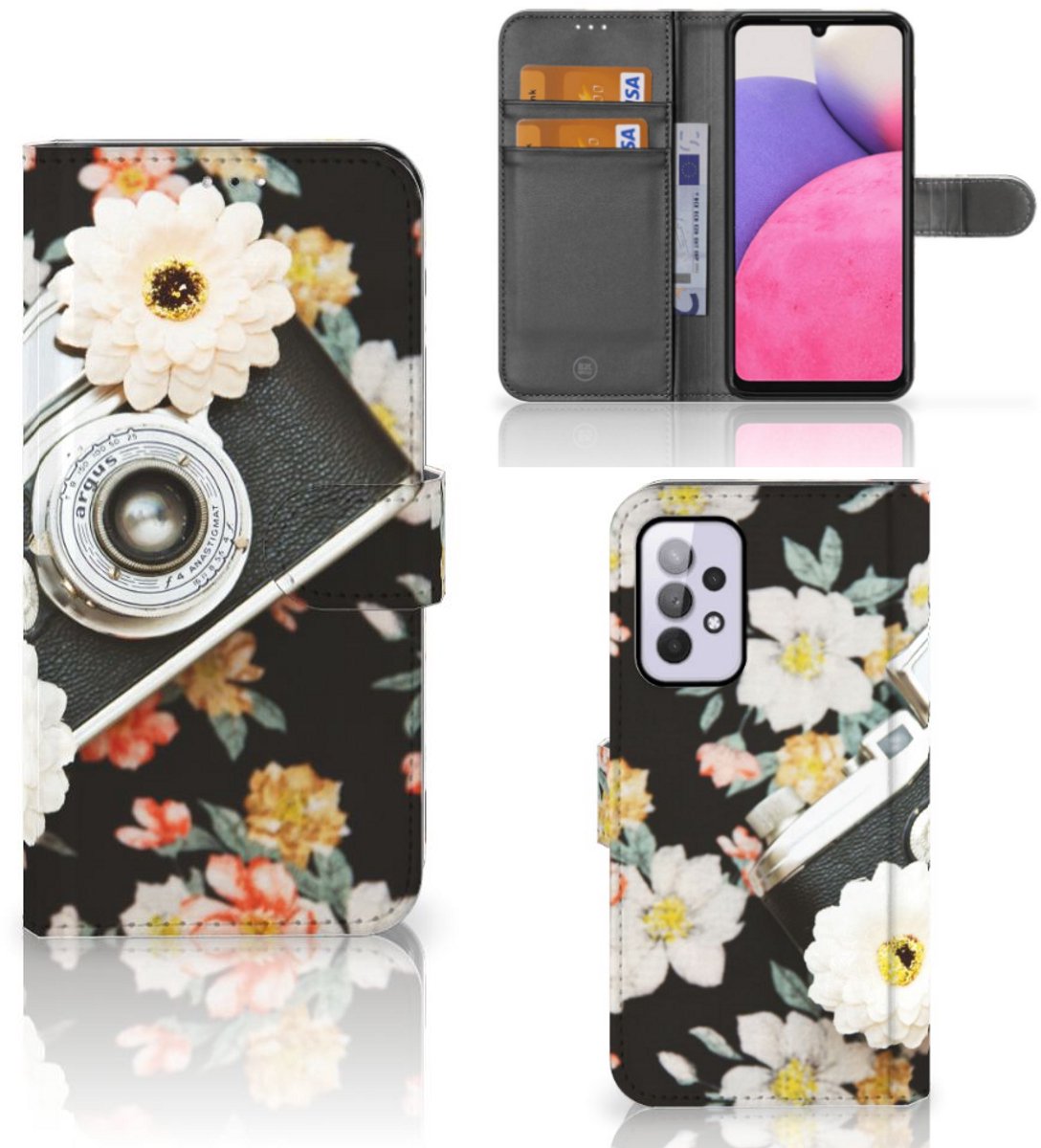 Samsung Galaxy A33 5G Telefoonhoesje met foto Vintage Camera