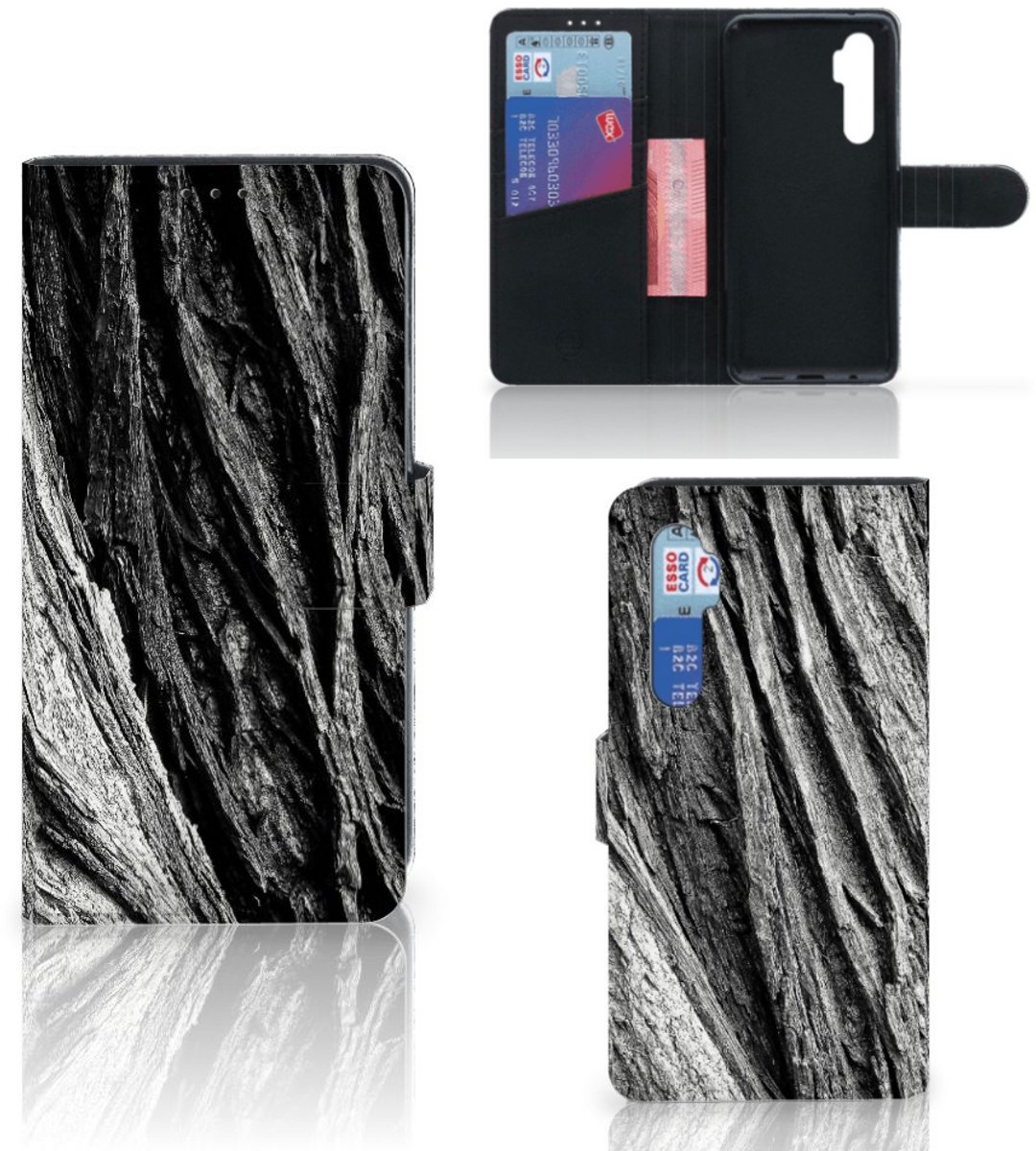 Book Style Case Xiaomi Mi Note 10 Lite Boomschors Grijs