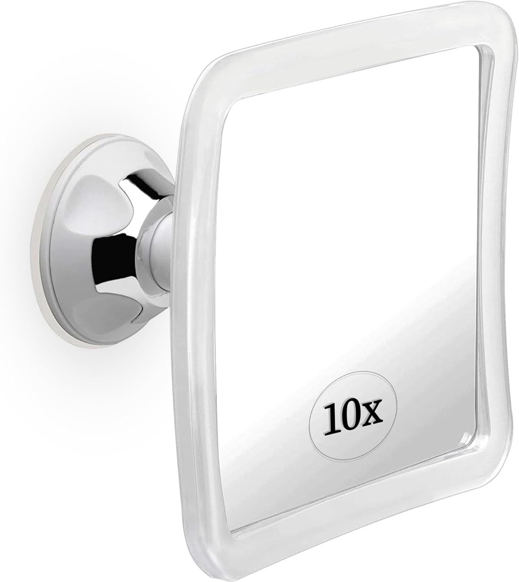 10x Vergrotende Make-upspiegel met Zuignap - Perfect voor Thuis en Reizen