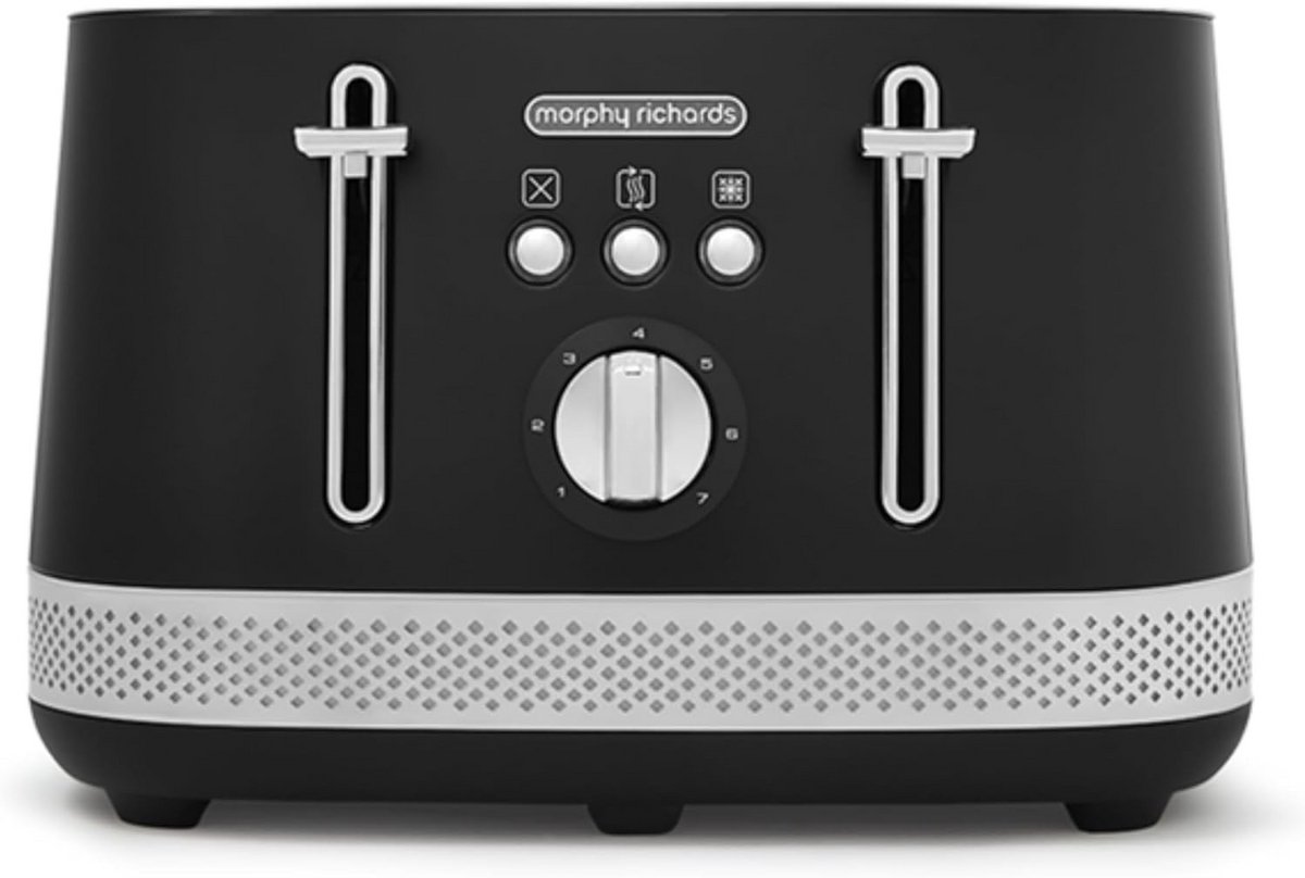 Broodrooster met 7 Toast-instellingen en Verlichte Knoppen