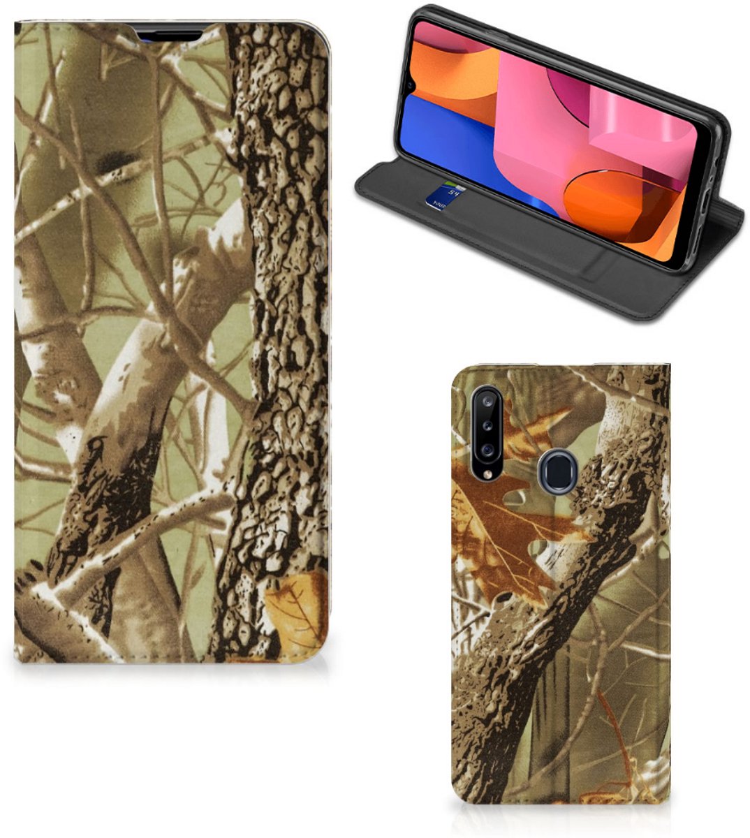 Samsung Galaxy A20s Smart Cover Wildernis