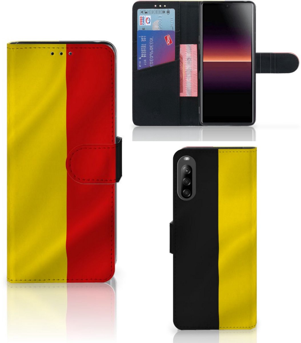 Sony Xperia L4 Bookstyle Case Belgische Vlag