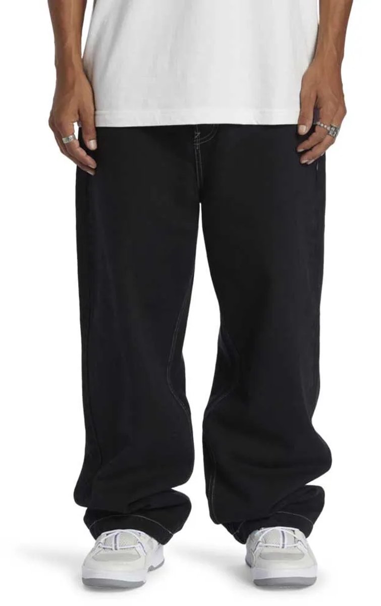 Dc Shoes Worker Baggy Rbt Spijkerbroek 32 32 Man Zwart