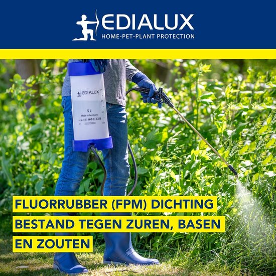 Druksproeier 5L voor Gewasbescherming, Onkruidbestrijding en Bemesting — afbeelding 5