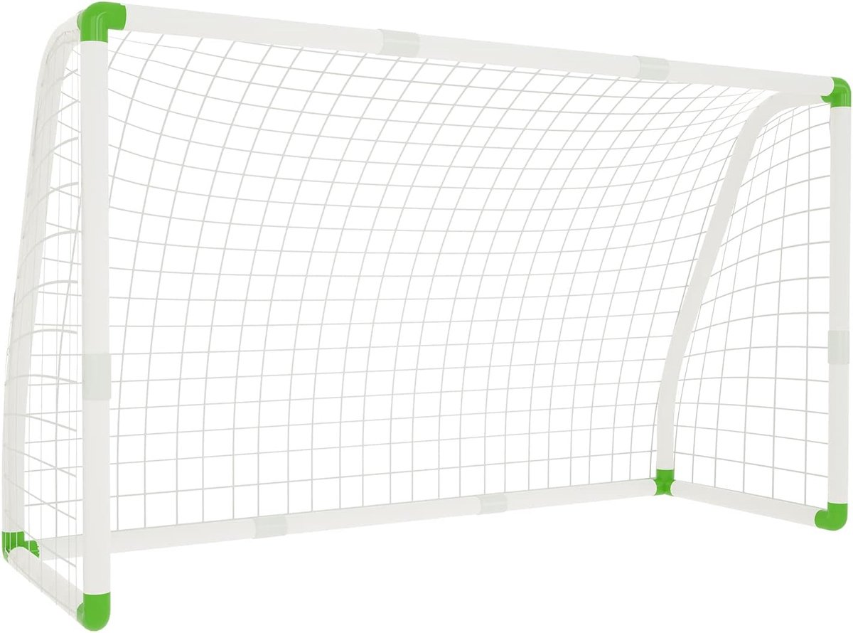 Groot PVC Voetbaldoel voor Buiten en Binnen - 245 x 155 cm - Duurzaam Speelgoed