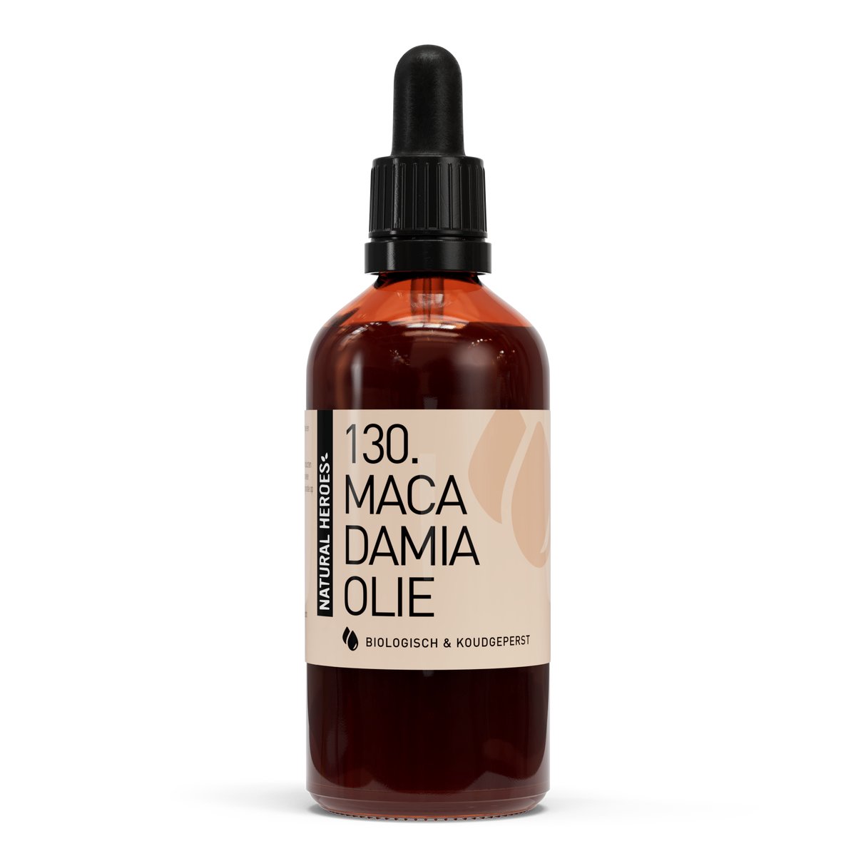 Natural Heroes - Macadamia Olie (Biologisch & Koudgeperst) 100 ml