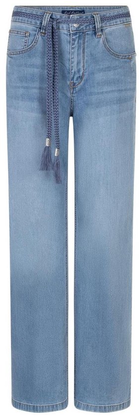 Red Button Jeans Colette And Belt Srb4766 179 Light Blue Dames Maat - W42 X L31