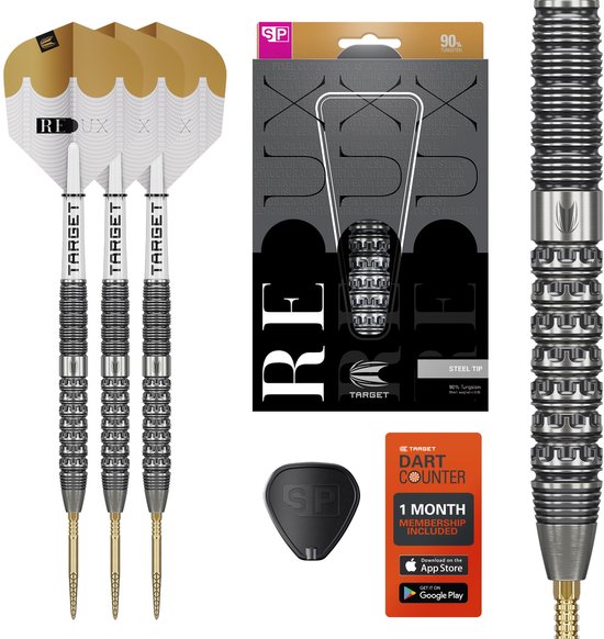 Target Darts Redux 90% Tungsten Swiss Point Steel Tip Dart Set - 23G Barrel 01 met Pro Grip TAG Shafts en Pro Ultra Flights - Professionele Dartpijlen met Verwisselbare Punten van Target — afbeelding 2
