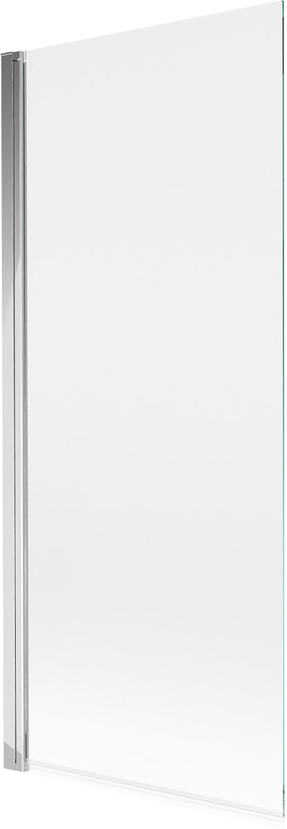 Mexen Mist badwand 1-vleugelig 80 x 150 , transparant, chroom - 8A9-080-001-01-00