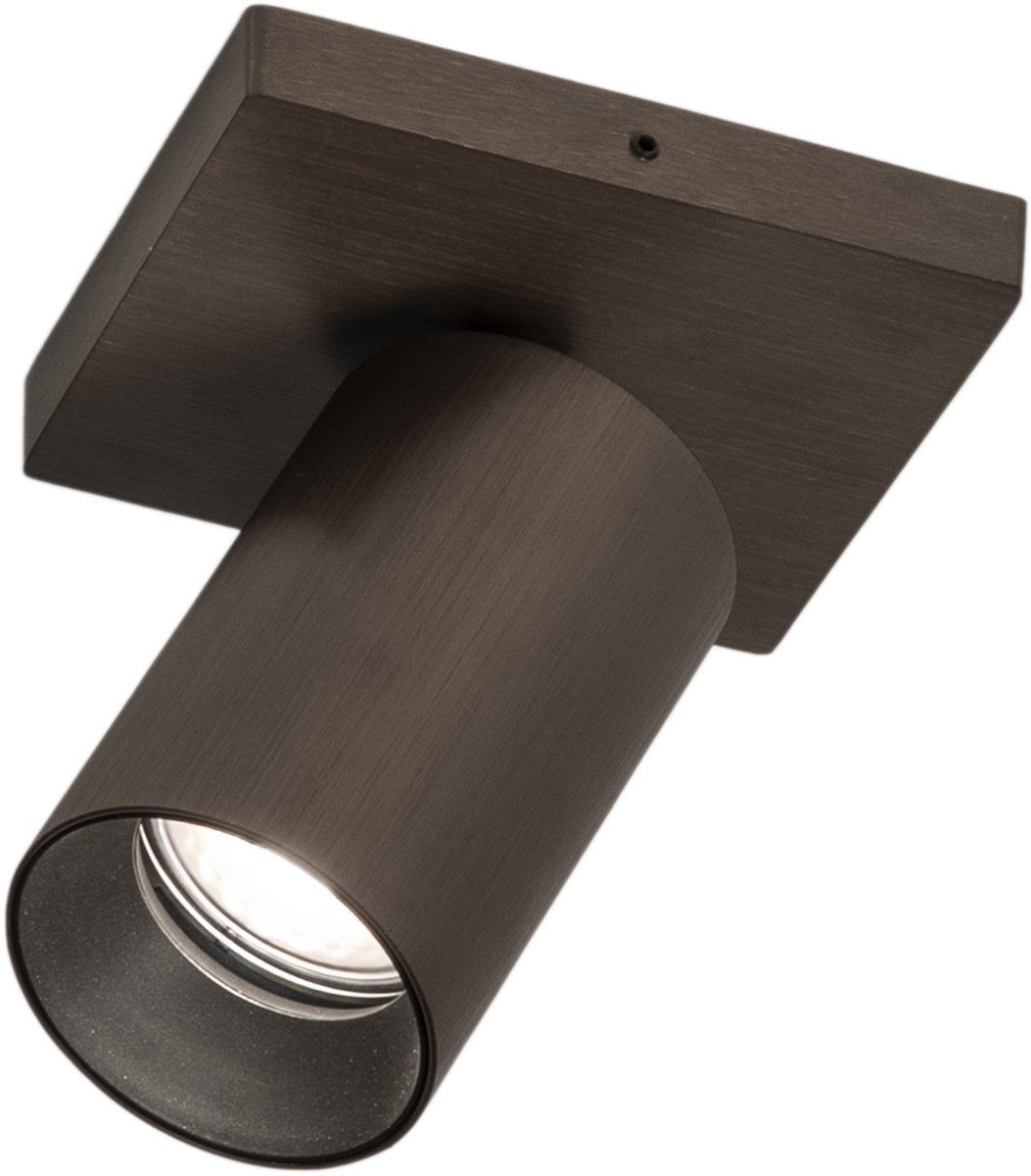Lumidora Opbouwspot 75562 - DANI - GU10 - Bruin-brons - Bruin - Metaal - Badkamerlamp - IP21