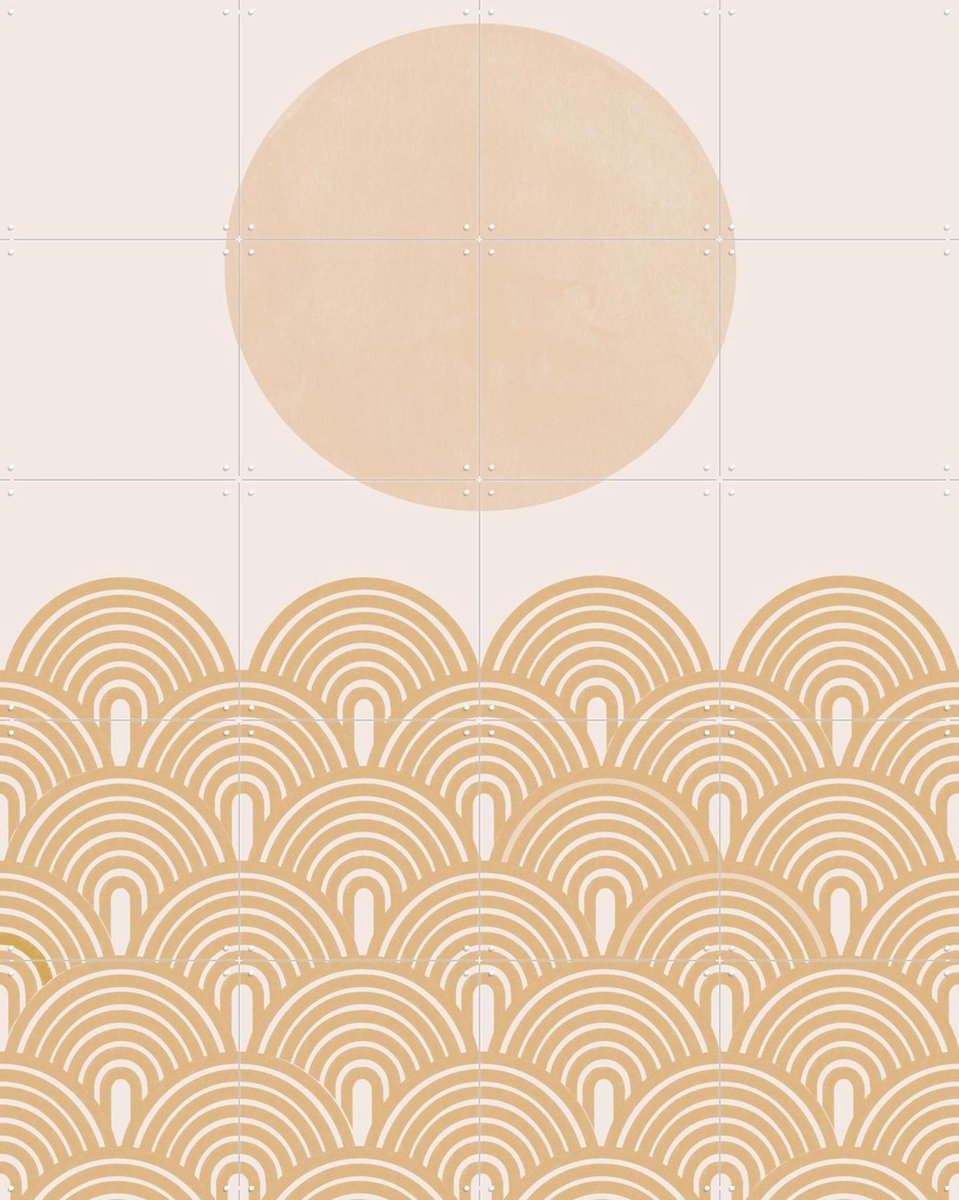 IXXI Retro Summer, The Miuus Studio & Various - 80 x 100 cm - Gratis ophangtool - Grote wanddecoratie en posters - Minimalisme, Vintage, Retro