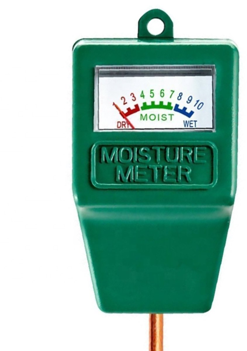 Hygrometer - PH en vochtmeter aarde - Vochtigheidsmeter - Soil pH meter - Bodem tester - Water bodem meten planten - Tuinieren - Tuin hulpmiddel - Jonyx