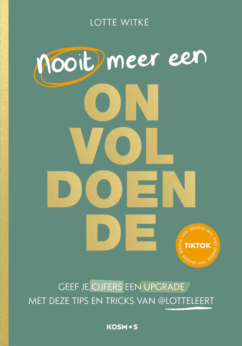 Omslag van Nooit meer een onvoldoende