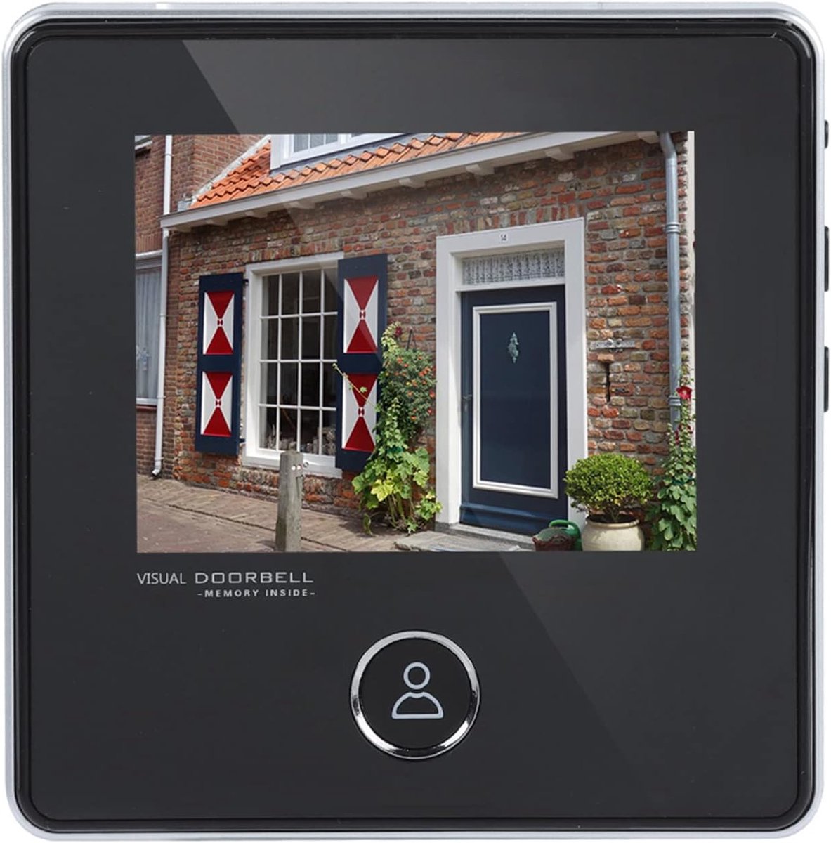 Deur Camera - Kijkgaatje Viewer - Huis Beveiliging - Ingebouwd Geheugen Nachtzicht - 2.8 Inch LCD - Zilver