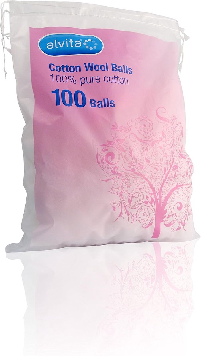 Katoenen Ballen - Pluisjes - Make-up Verwijderen - 100 Stuks - 20 Gram - Wit