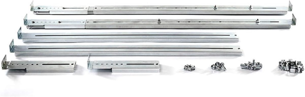 Rack Kit - Server Montageset - Server Installatie - Uitschuifbaar Ontwerp - 1-3U - Zilver