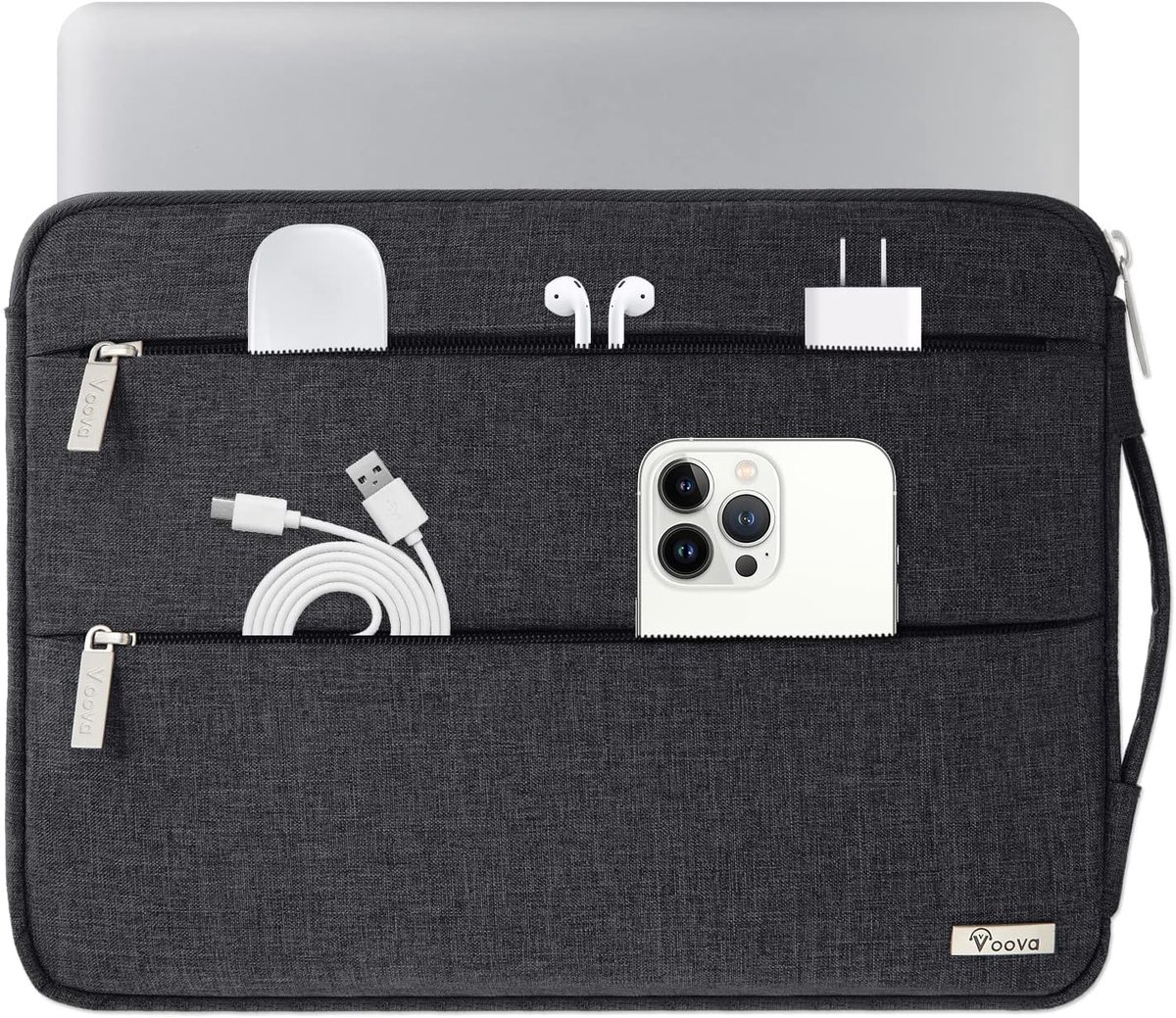 Originap 11,6 13 13,6 Zoll Laptophülle MacBook Air Pro M1 M2 iPad Tablet Tasche 13.3 11 11.6 Hülle Laptoptasche Laptop Sleeve Notebook Case Lenovo Dell HP Schwarz