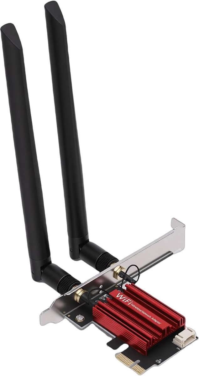 Draadloze Netwerkkaart - WiFi Adapter - Desktop PC - Dual Band AC1200 - PCIe
