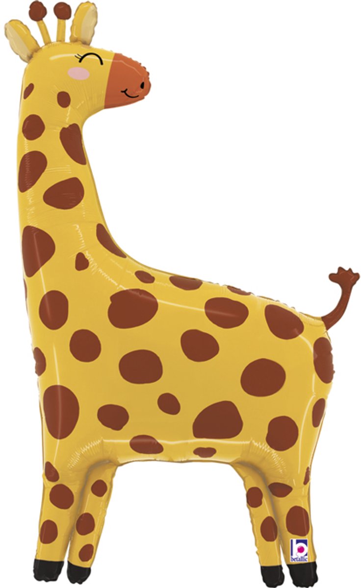 Giraffe Folieballon – 104 cm (41") – Jungle Safari – Lucht & Helium/ SEMPERTEX GRABO : Girafe