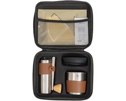 Koffiezet Kit - Kampeer Koffie - Buiten Genieten - Ingebouwde Molen - 12.5 x 18.3 x 12.5 cm