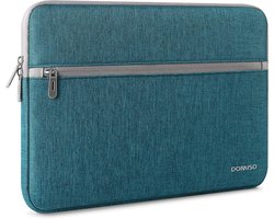 Originap Laptoptas 15-15,6 inch laptophoes tas voor MacBook Pro 16" M4/M3/M2, Dell XPS 16, HP Envy 15, Lenovo IdeaPad 5 / Flex 5, waterafstotende laptophoes sleeve, groenblauw