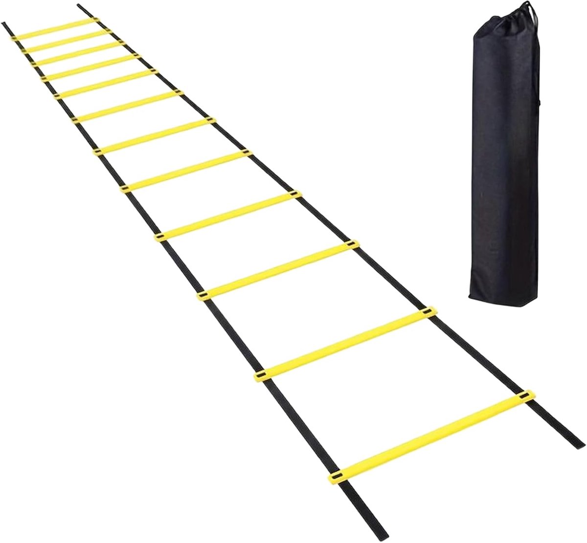 Trainingsladder - Snelheidsladder - Sportieve training - 12 sporten - 6 meter - Veelkleurig