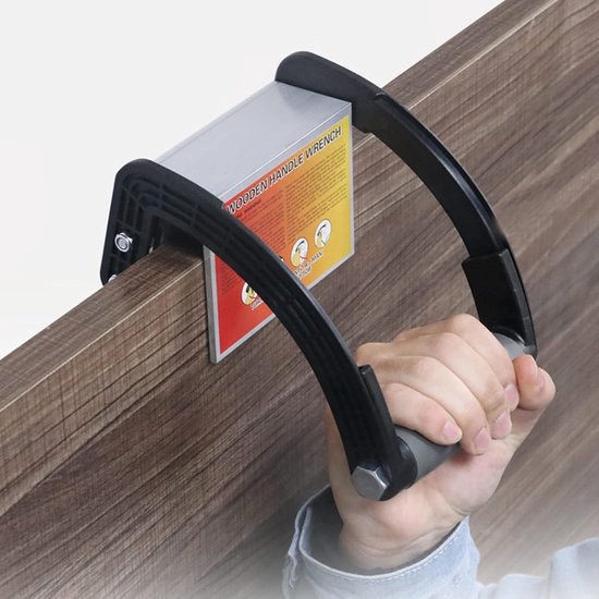 Gipsplaatdrager aluminium klem 50kg draagkracht – plaatheffer voor gipsplaat, multiplex, tegels, vloer