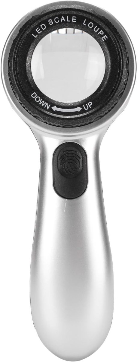 Vergrootglas met LED - Vergrootglas Handheld - Gedetailleerde Inspectie - 30x Vergroting Dubbellaags - 35mm Lens