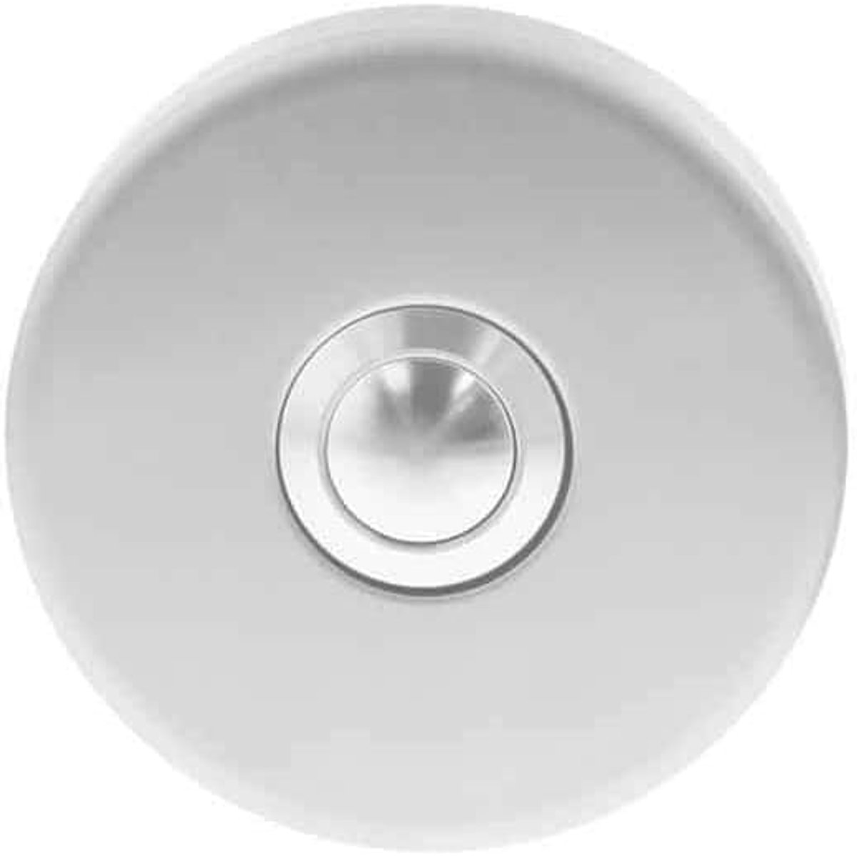 Deurbel Rond - Bel Drukker - Bezoekers Melder - Verdekte Montage - Ø53x10 mm - Geborsteld Staal