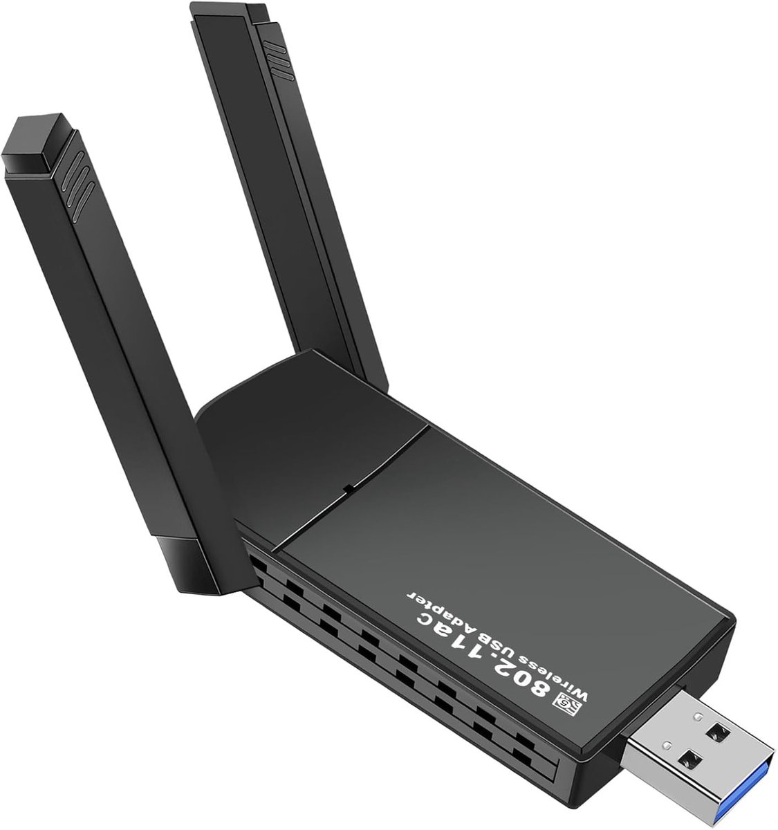 Wifi Adapter - Draadloze Dongle - Snelle Internetverbinding - Dual Band Antenne - USB 3.0