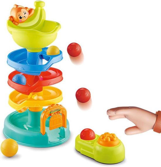 Bal Spel - Ballen Toren - Baby Ontwikkeling - Interactief Plezier - 26 ...