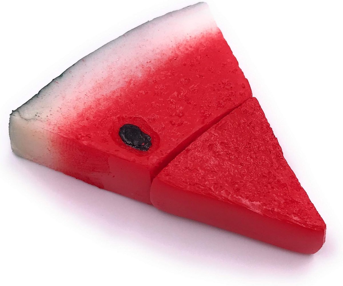 Meloen USB-stick - Fruit Opslag - Bestanden Opslaan - Uniek Vormgegeven - 16 GB - Groen