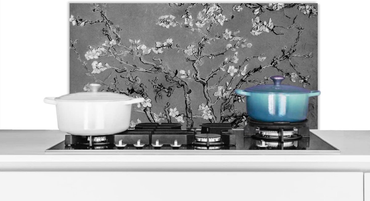 Keuken Spatscherm Spatwand Keuken Kookplaat Beschermen Hittebestendig Materiaal 90x45 cm Veelkleurig