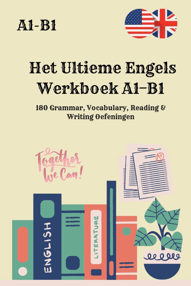 Engels Oefenboek - Grammatica Woordenschat - Zelfstudie Taal - 180 Oefeningen Met Antwoorden - 15x23x1 cm