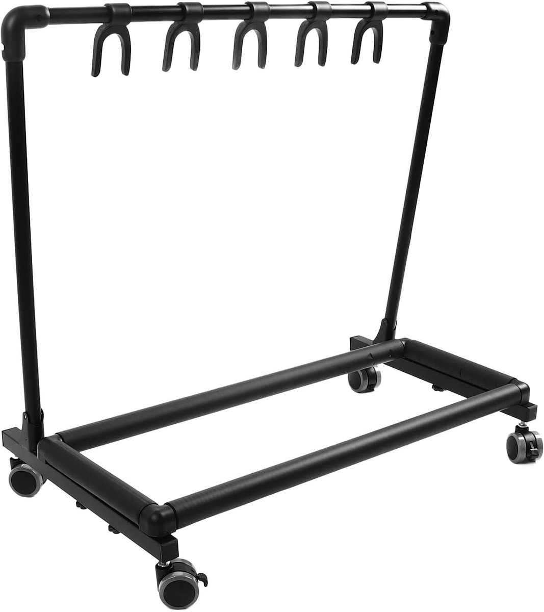 Gitaar Standaard - Muziekrek - Meerdere Gitaren - Met Wielen - 60x30x8 cm