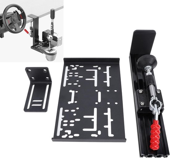 Race Shifter Mount - Handrem Set - Sim Racing - Verstelbare Stabiele Constructie - Tot 11.8 Inch — afbeelding 3